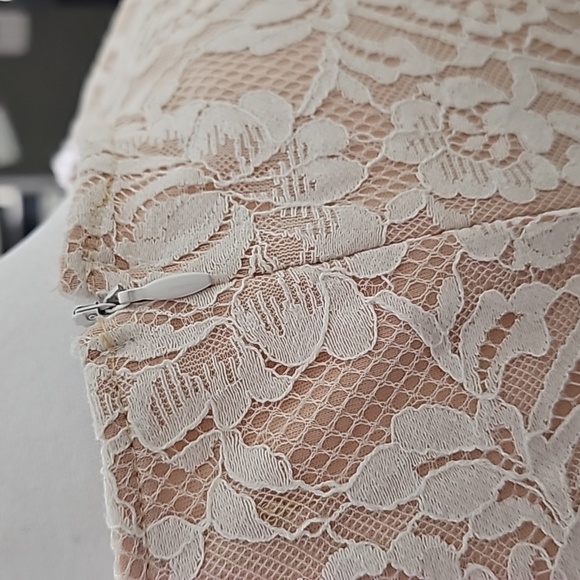 Just me Women's Dress, lace with a pink lining, Size M - Picture 6 of 11